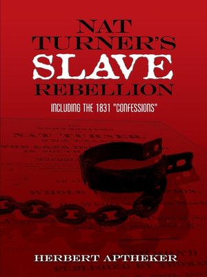 cover image of Nat Turner's Slave Rebellion
